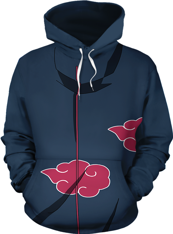Naruto Akatsuki Unisex Hoodie - Supergirlfriend Hoodie Plum Xx Large (55 Inch Chest) (1024x1024), Png Download