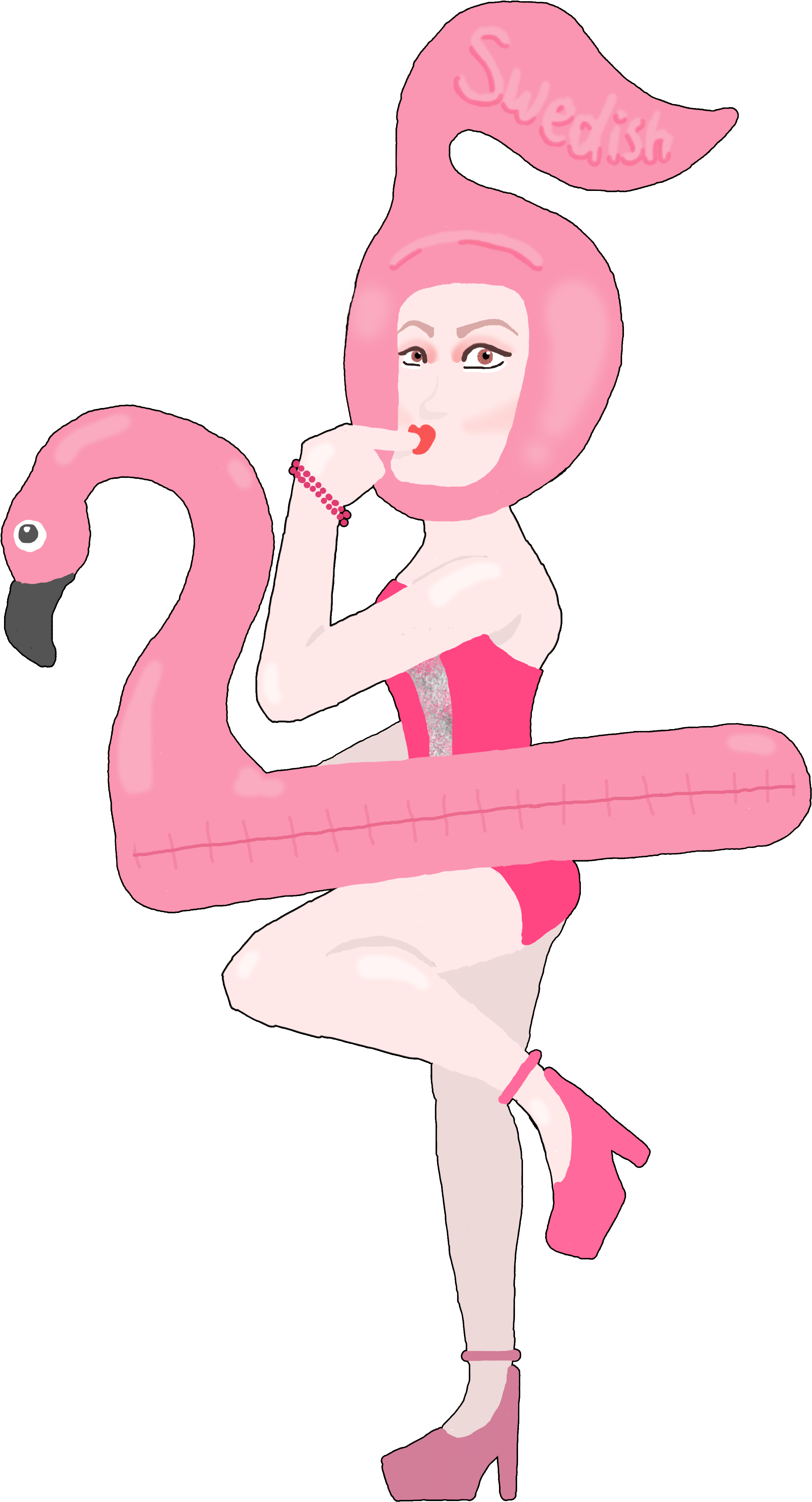 I Drew Amadiva's Power Of Love Look On My Oc Drag Queen - Drag Queen (3508x5414), Png Download