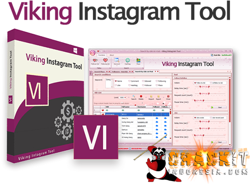 Viking Instragram Tools 2018 Cracked - Viking Facebook Tool Cracked (601x410), Png Download