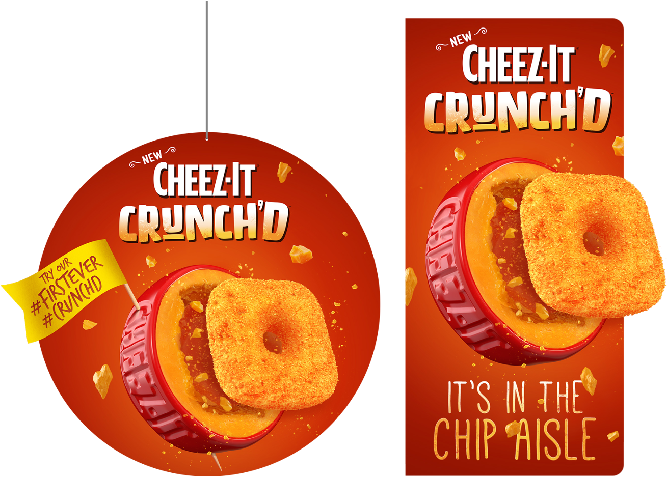 A First Ever For Cheez-it - Cheez-it Duoz Baked Snack Crackers, Smoked Cheddar (1340x969), Png Download