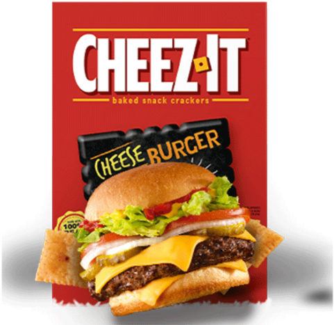 Cheez-it - Cheez-it Hot & Spicy Baked Snack Crackers - 7 Oz (810x480), Png Download