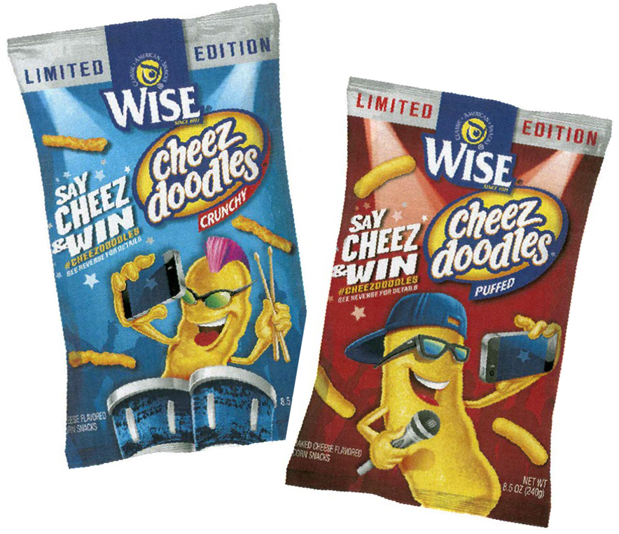 Company News - Wise Cheez Doodles, Puffed - 1.25 Oz (884x763), Png Download