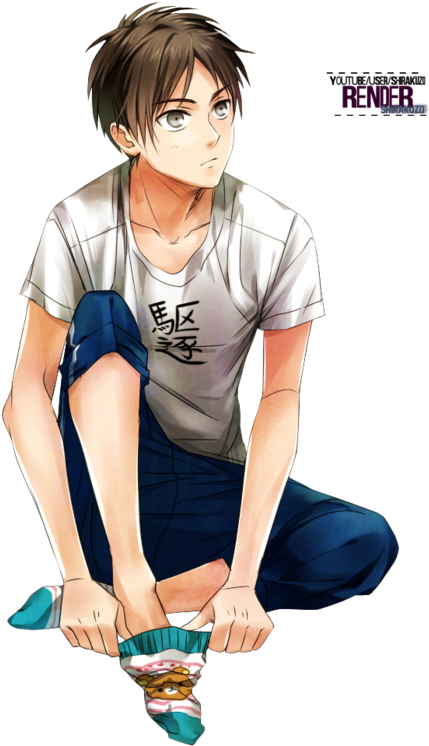 Shingeki No Kyojin, Attack On Titan, And Anime Image - Eren Jaeger Modern Au (500x778), Png Download