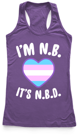 I'm N.b., It's N.b.d. (transgender Flag) Tote Bag: (484x484), Png Download