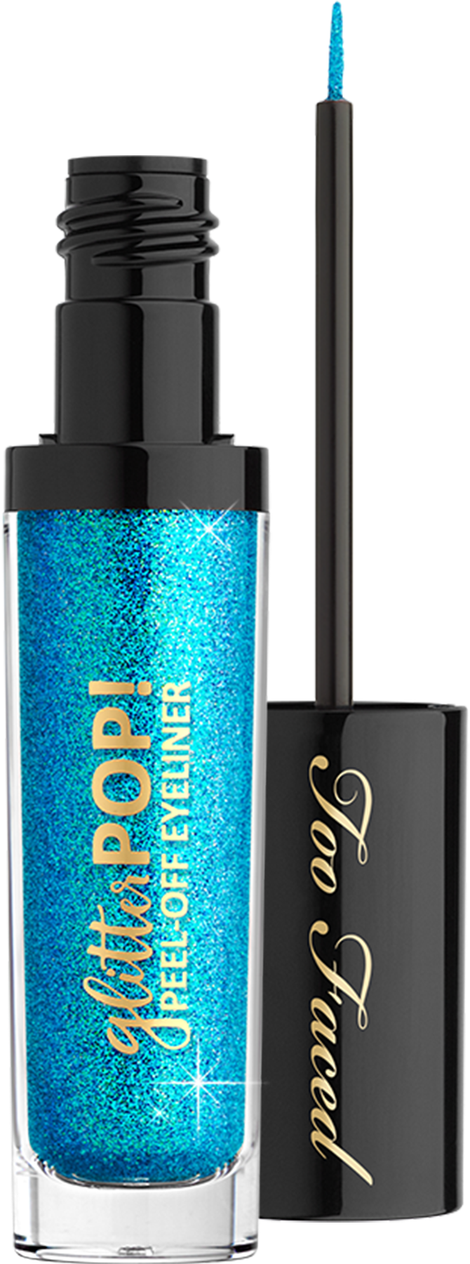Glitter - Too Faced Glitter Pop! Peel-off Eyeliner (2000x1800), Png Download