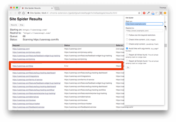 Site Spider Chrome Extension - Google Chrome Extension (600x416), Png Download