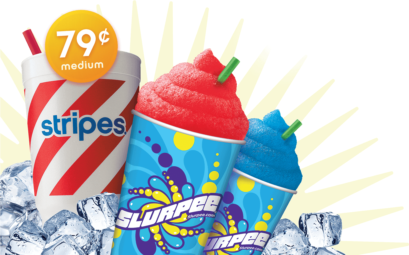 Slurpee Drinks Are Now Here - Topoint Silicon Ice Cube Trays- Fda Food Grade Ice (1450x891), Png Download