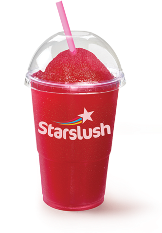 Strawberry Image - Vimto Slush Drinks Cold Drink (352x478), Png Download