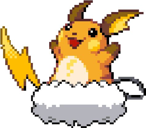 Please Give Ideas - Pokemon Raichu Sprite (600x600), Png Download