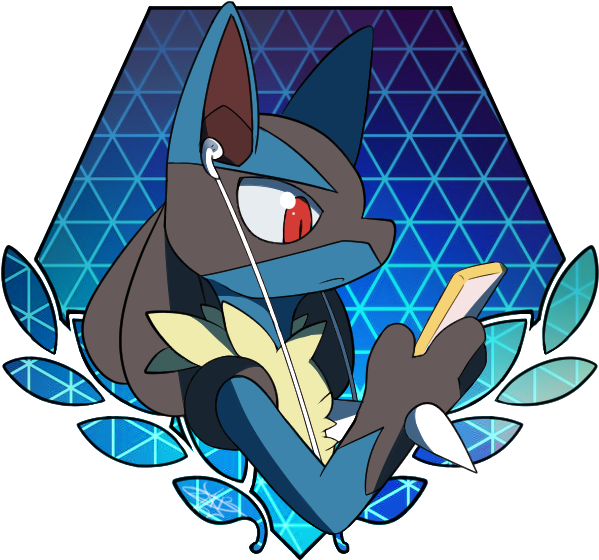 Find This Pin And More On Because Pokémon By Nathanielccaldwell - Lucario (600x600), Png Download