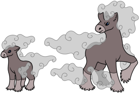Ponyta And Rapidash Have Both Adapted To Better Blend - Rapidash (500x334), Png Download