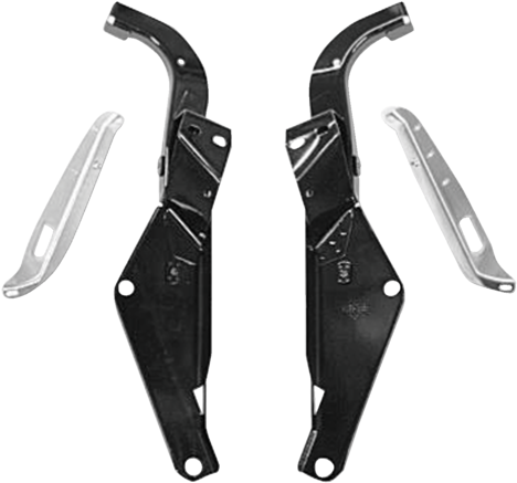 The Stock Mounting Brackets For The Batwing Fairings - Loudspeaker (527x480), Png Download