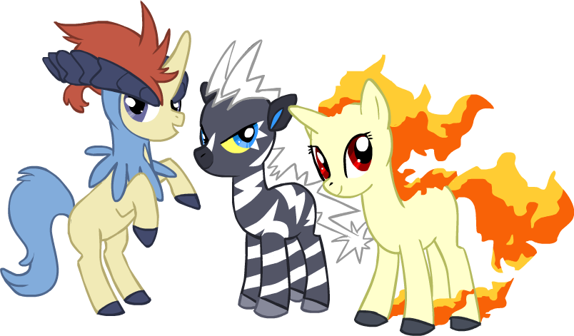 Pokeponies - Pokemon As My Little Pony (804x471), Png Download