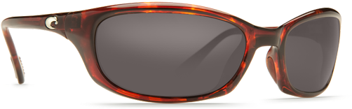 Hr10 Tortoise Gray Lens Angle4 Copy - Costa Del Mar Harpoon Tortoise Sunglasses Grey Lens (505x551), Png Download