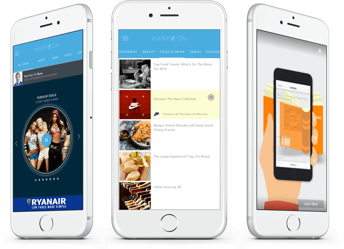 Harpoon Ads Phone - Product (1389x900), Png Download