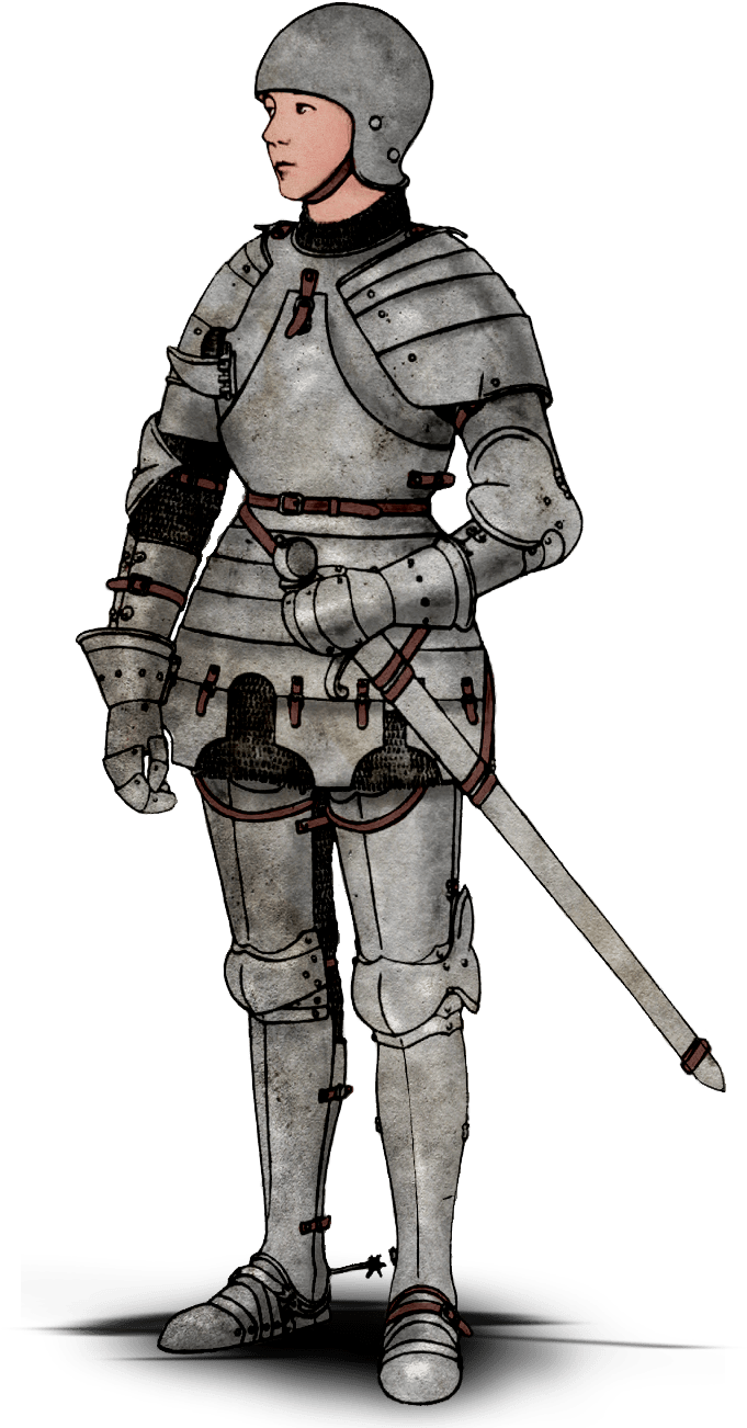 Plate Armour (744x1353), Png Download