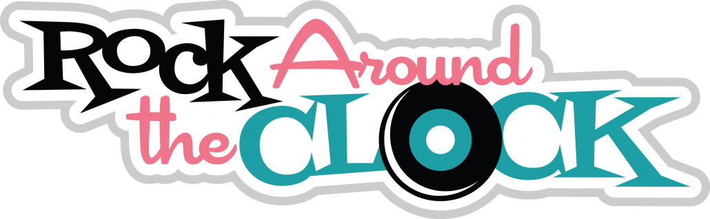 Sock Hop Clipart - 50's Sock Hop Clip Art (1030x319), Png Download
