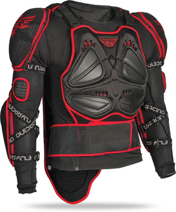 Fly Barricade Body Armor Suit L/s M - Fly Barricade Body Armor (582x700), Png Download