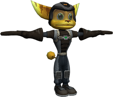 Combat Suit Alpha - Ratchet And Clank 3 Model (465x400), Png Download