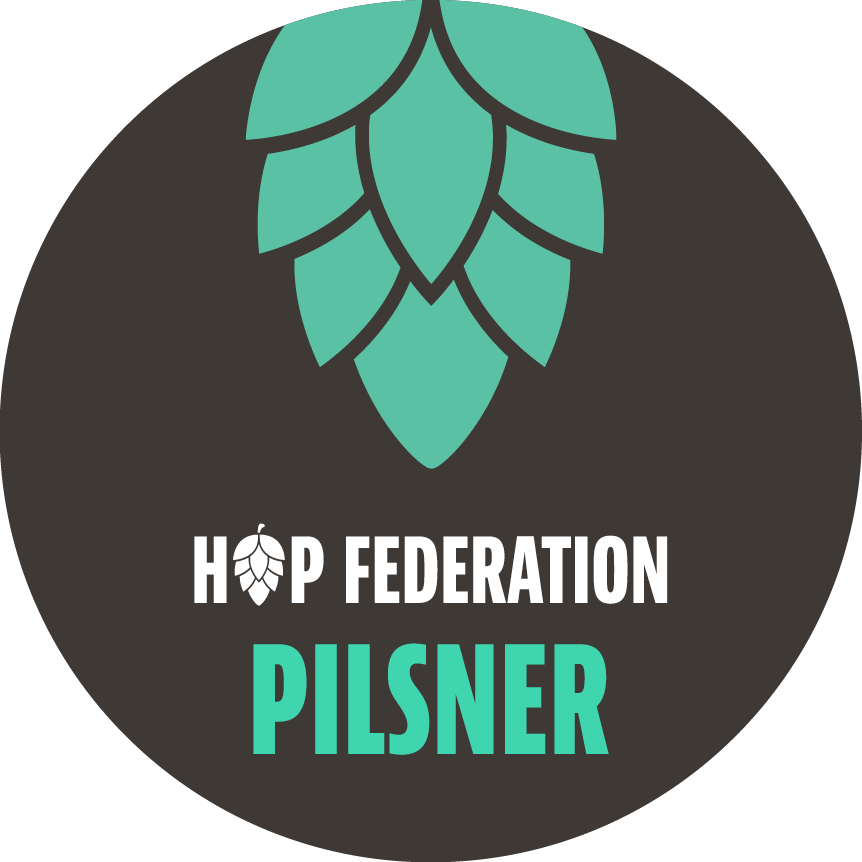 Pilsner V=1465950123 - Hop Federation Pilsner (6 Pack) (330ml) (862x862), Png Download