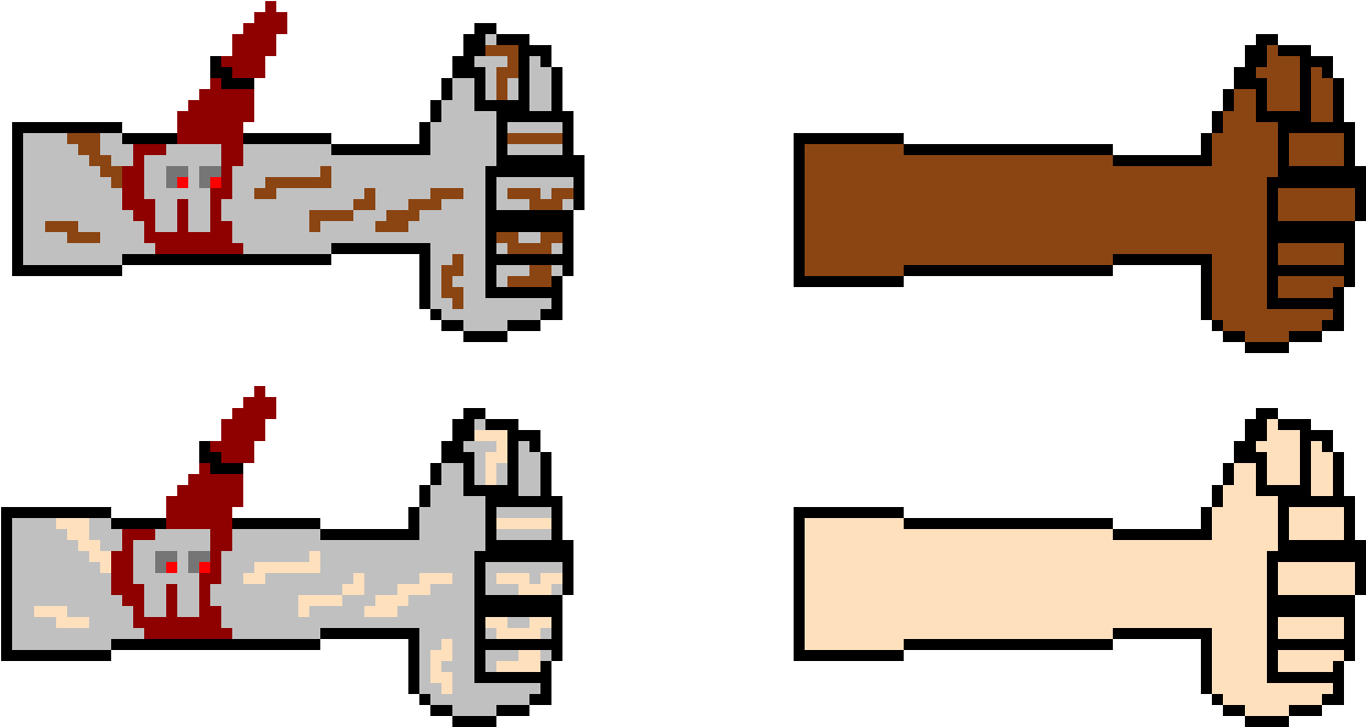2 Melee Weapons - Melee Weapon (1350x670), Png Download