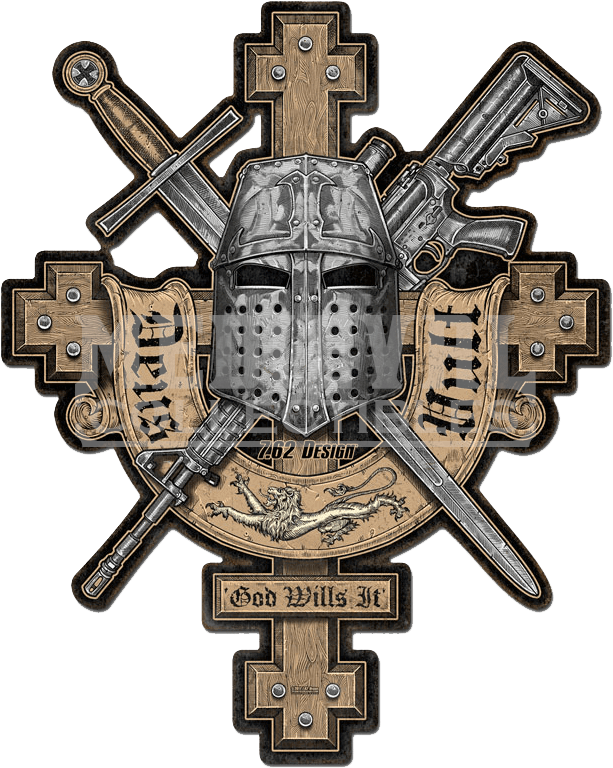 Deus Vult Png - Symbol Deus Vult (800x800), Png Download