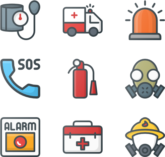 Emergency 25 Icons - School Facilities Icon Png (600x564), Png Download