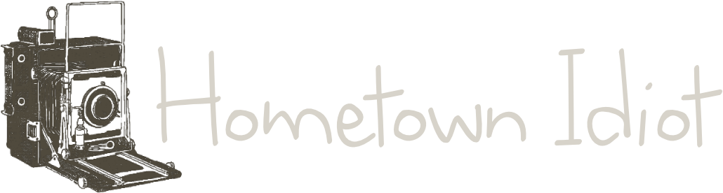 Hometown Idiot - Vintage Camera Shaped Hand Drawn Pendant Necklace | (1063x300), Png Download