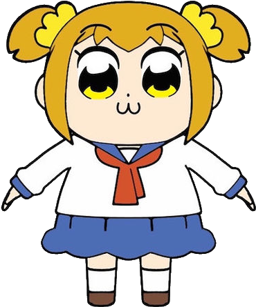 Popuko - Popuko Pop Team Epic (380x480), Png Download