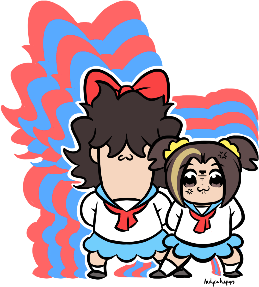 Lil Transparent Pop Team Grumps For - Pop Team Epic Game Grumps (1280x1280), Png Download