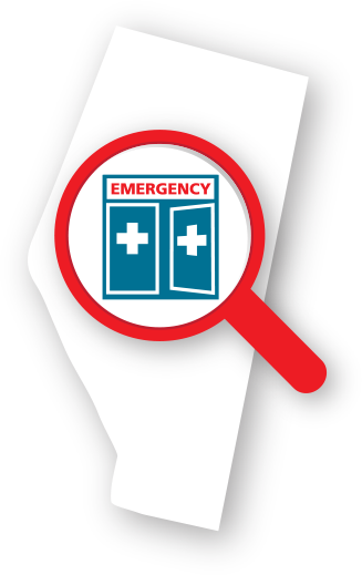 Sign Up For Updates → - Emergency Room Icon (327x519), Png Download