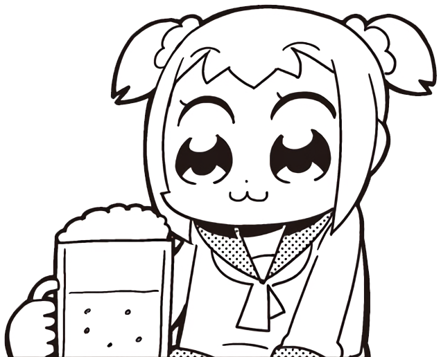 Television & Film » Thread - Pop Team Epic Transparent Png (636x516), Png Download