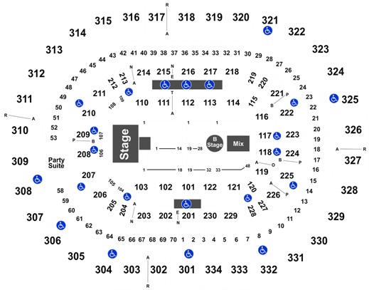 Row 37 Moda Center (525x430), Png Download