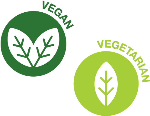 Vegan/vegetarian Options - Transparent Vegetarian Logo Png (600x450), Png Download