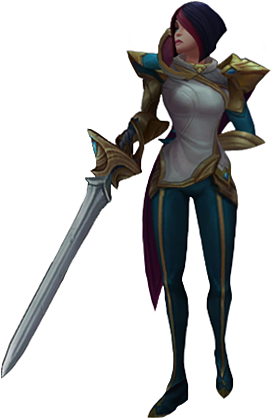 Png File - Lol Fiora Png (300x450), Png Download