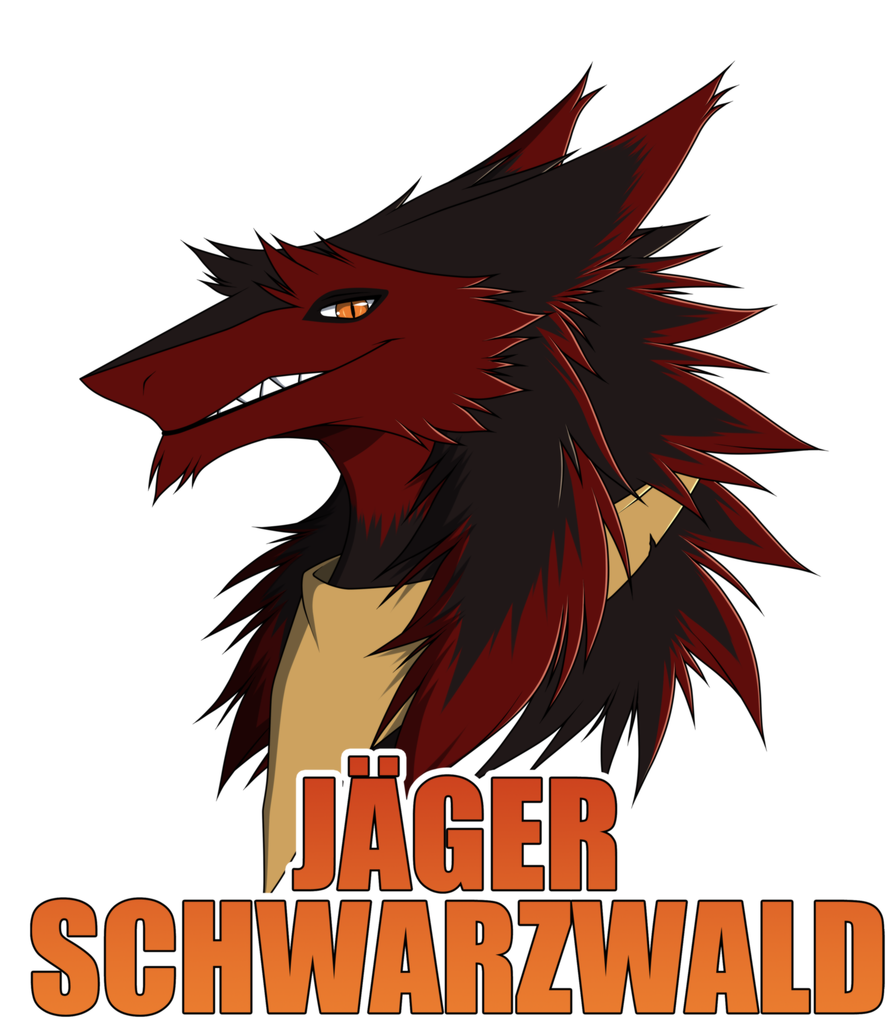 Jäger Schwarzwald - Cartoon (3220x3700), Png Download