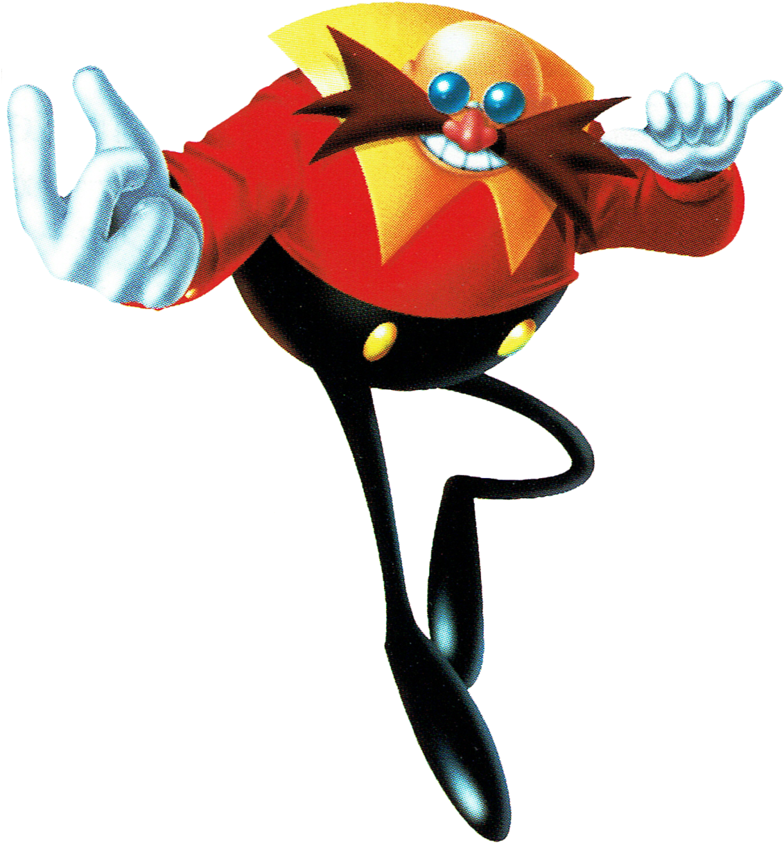 “artwork Of Eggman From The Japanese Manual For Sonic - Sonic Blast Eggman (1280x1280), Png Download