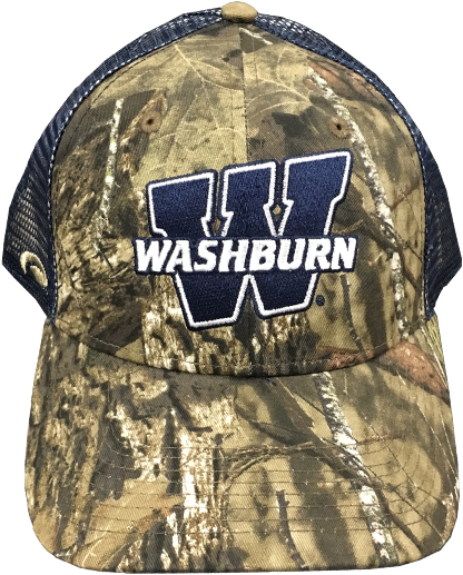 Wu Camouflage Snapback Hat Camo/navy - Washburn Ichabods Team Logo Magnet (720x540), Png Download
