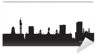 Pretoria South Africa Skyline Detailed Vector Silhouette - Pretoria (400x400), Png Download