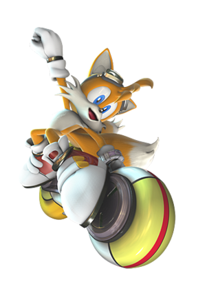 Sonic Riders Zg Tails - Do Sonic Riders Zero Gravity (300x441), Png Download