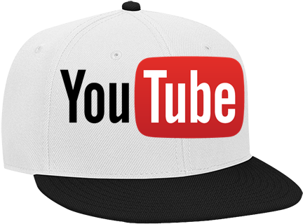 Snapback Flat Bill Hat - Click Here To Subscribe Logo (450x450), Png Download