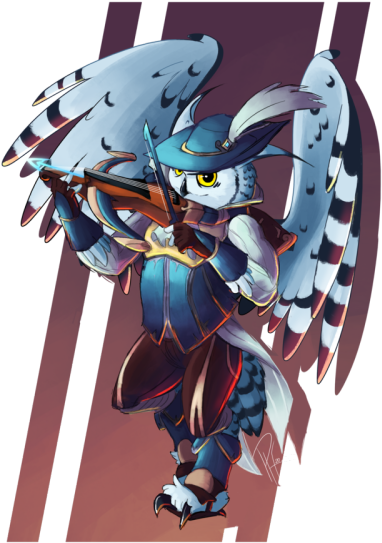 D&d Aarakocra Bard (400x566), Png Download