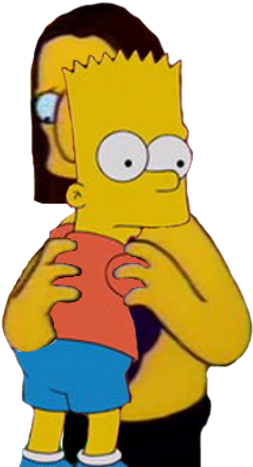 Bart Hugging Jimbo Like Friends - Portable Network Graphics (640x480), Png Download