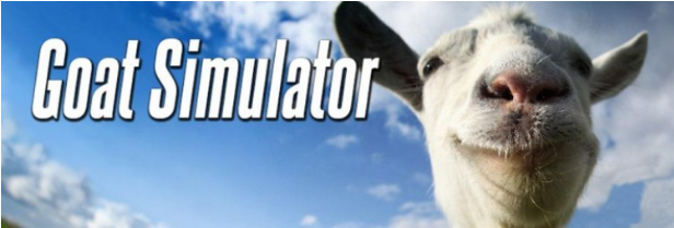 Goat Simulator Co Op (615x300), Png Download