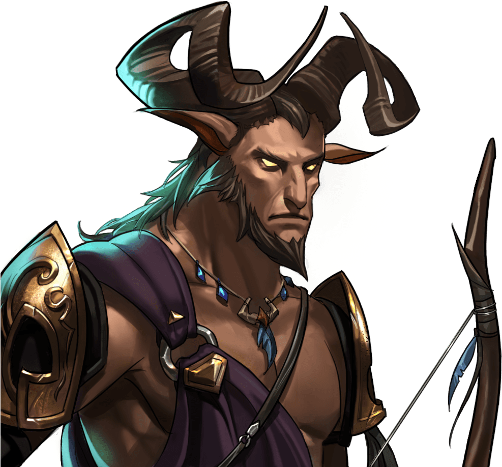 "he Was Not Amused By Goat Simulator - Satyr (1024x1024), Png Download