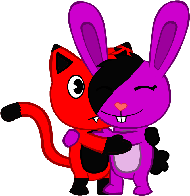Request] Candy Hugging Shadow By Sarevolnahtanoj On - Cartoon (740x748), Png Download