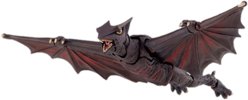 Rodan Freetoedit - Gamera Vs. Gyaos (560x240), Png Download