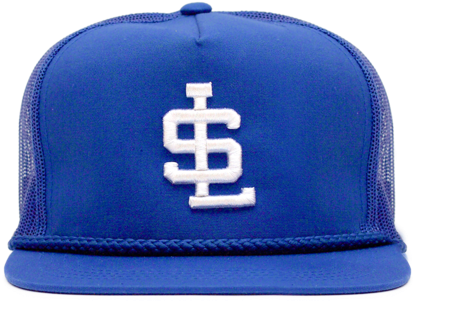 Blue Trucker Snapback Slothlete - Los Angeles Dodgers (600x600), Png Download