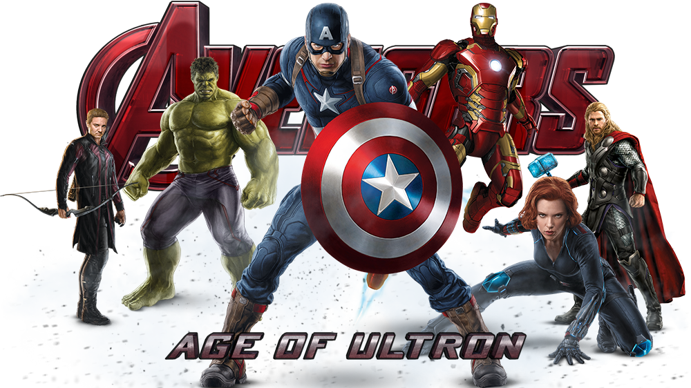 Avengers Age Of Ultron Logo Png Download - Avengers Lunch Napkins, 16 Count, Party Supplies, Multicolor (1000x562), Png Download