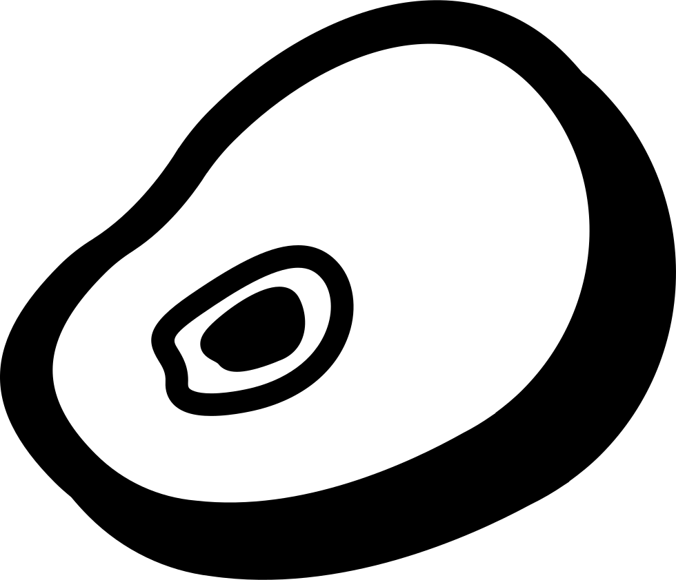 Meat Slice Comments - Fresh Meat Icon Png (980x842), Png Download